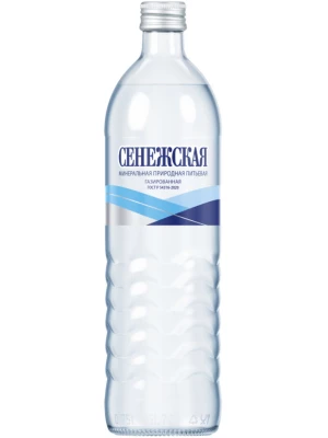 Вода Сенежская Газированная, в стеклянной бутылке 0.75 л