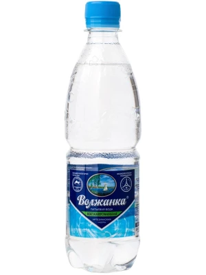 Вода Волжанка негазированная, в пластиковой бутылке 0.5 л