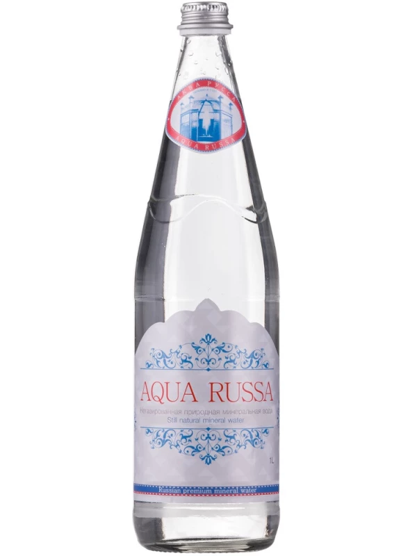 Аква Русса негазированная, в стеклянной бутылке