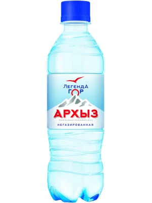 Вода Легенда гор Архыз негазированная, в пластиковой бутылке 0.33 л