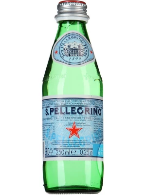 Вода S. Pellegrino Sparkling, Glass 0.25 л