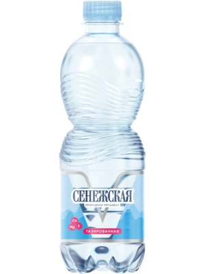 Вода Сенежская Газированная, в пластиковой бутылке 0.5 л