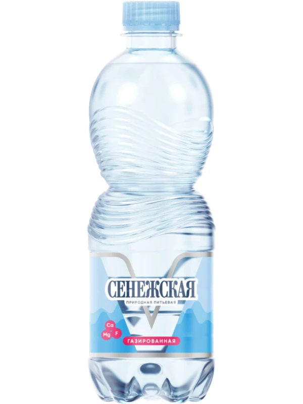 Сенежская Газированная, в пластиковой бутылке