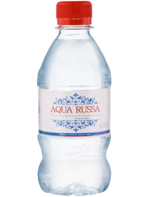 Вода Аква Русса Газированная, в пластиковой бутылке 0.33 л