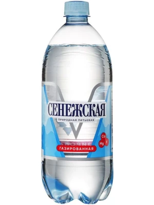 Вода Сенежская Газированная, в пластиковой бутылке 1 л