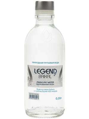 Вода Legend of Baikal Sparkling 0.33 л