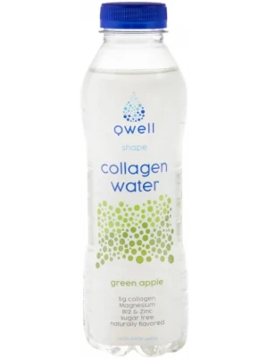Вода Qwell Collagen Water, Green Apple 0.53 л