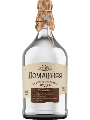 Водка Питейный Дом, Домашняя 1 л