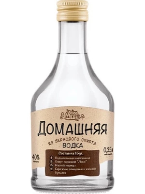 Водка Питейный Дом, Домашняя 0.25 л