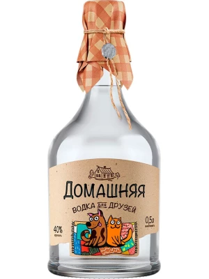Водка Питейный Дом, Домашняя для Друзей 0.5 л