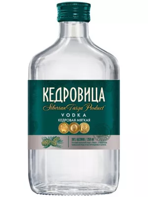 Водка Кедровица Кедровая Мягкая 0.25 л