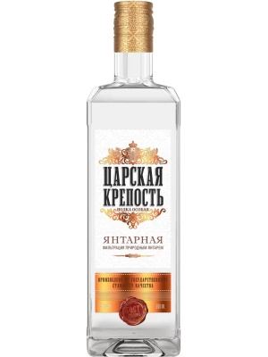 Водка Царская Крепость Янтарная 0.5 л