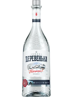 Водка Зимняя деревенька Таежная 0.7 л