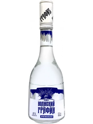 Водка Волжский Графин Оригинальная 0.5 л