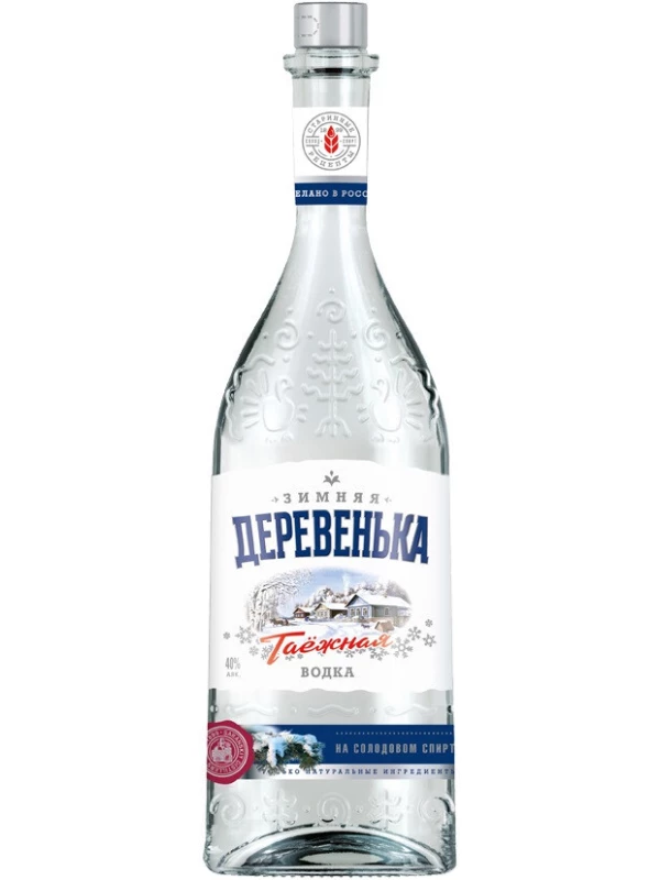 Зимняя деревенька Таежная