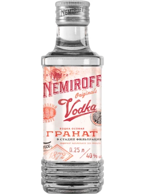 Водка Nemiroff Pomegranate 0.25 л