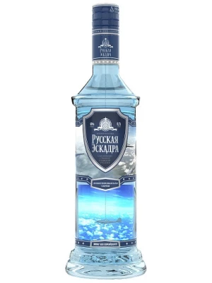 Водка Русская Эскадра Самолет 0.7 л