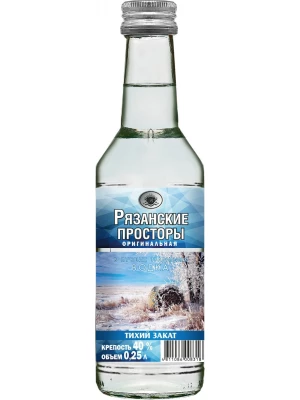 Водка Рязанские Просторы Оригинальная 0.25 л