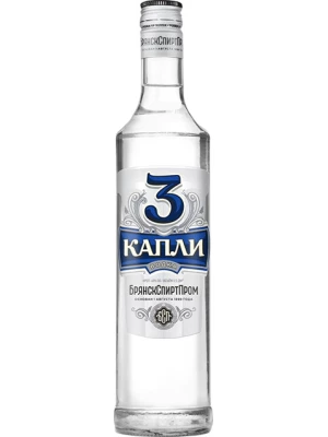 Водка 3 Капли 0.5 л