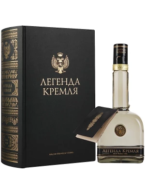 Водка Легенда Кремля, в подарочной упаковке (фолиант) 0.05 л