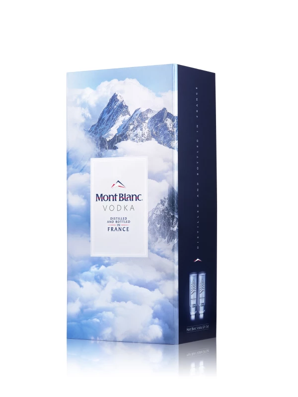 Mont Blanc, gift box with 2 shots