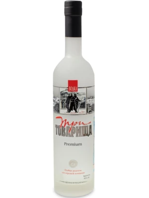 Водка Три Товарища Премиум 1 л