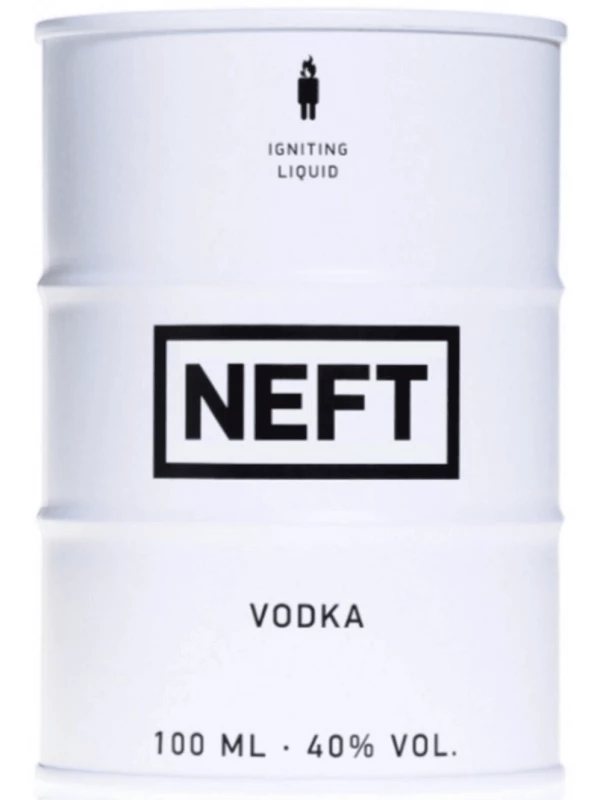 Neft, white barrel
