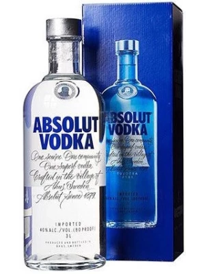 Водка Absolut, gift box 3 л