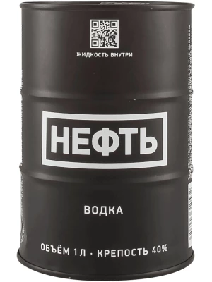 Водка Neft Black barrel 1 л