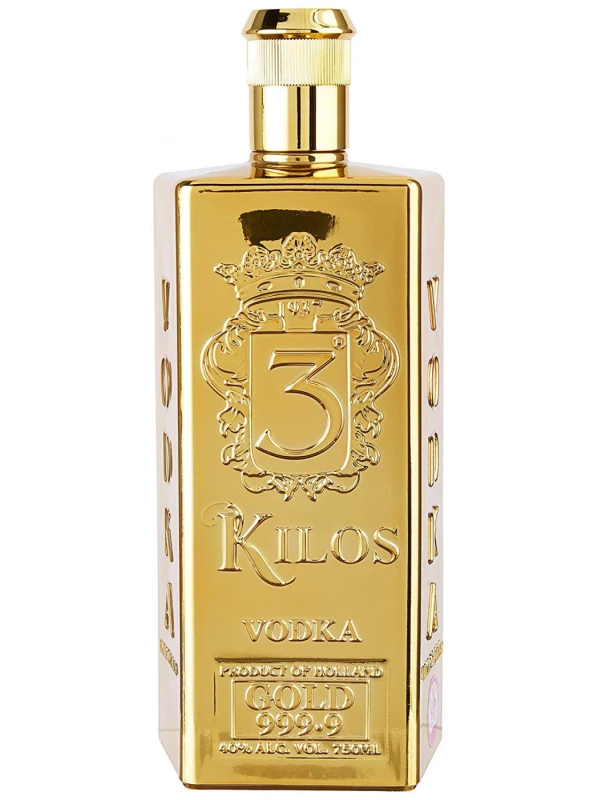 3 Kilos Vodka, Gold 999.9
