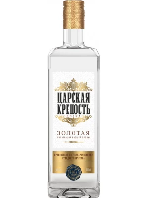 Водка Царская Крепость Золотая 0.5 л