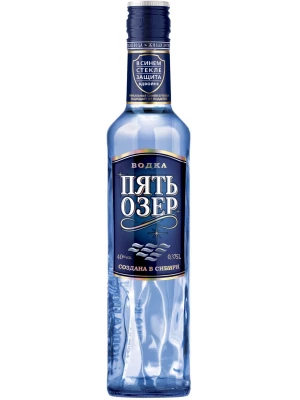 Водка Пять Озер 0.375 л