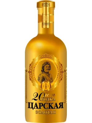 Водка Царская Золотая, 20-летие Первого Выпуска 0.7 л