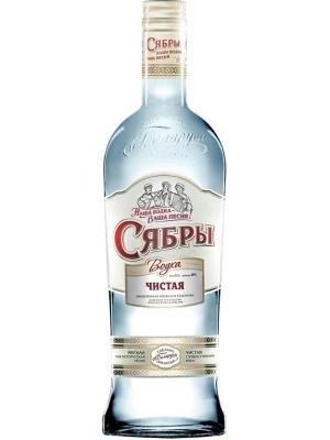Водка Сябры Чистая 0.5 л