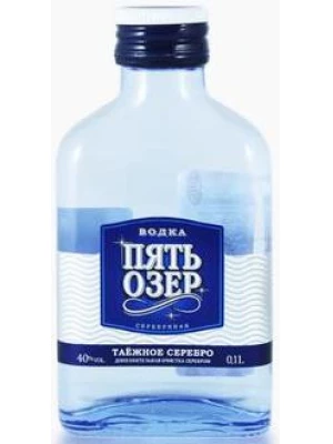 Водка Пять Озер Серебряная 0.1 л