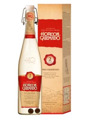 Водка Horcon Quemado, Pisco Reservado 2 Anos, gift box 0.645 л