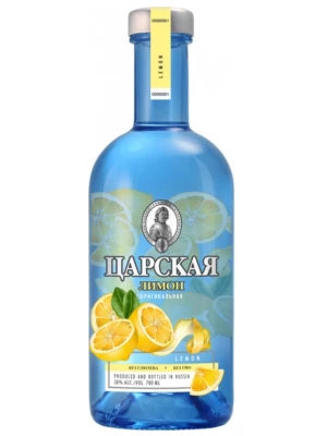 Водка Царская Оригинальная Лимон 0.7 л