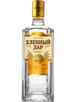 Водка Хлебный Дар Пшеничная 0.5 л