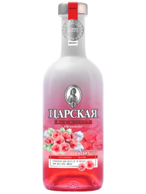Водка Царская Оригинальная Клюквенная (Красные ягоды) 0.5 л