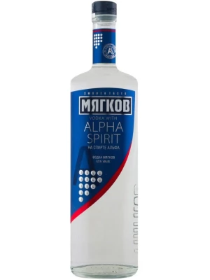 Водка Мягков на спирте Альфа 0.7 л