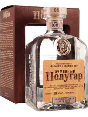 Водка Polugar Barley, gift box 0.75 л