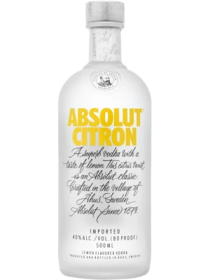 Водка Absolut Citron 0.5 л