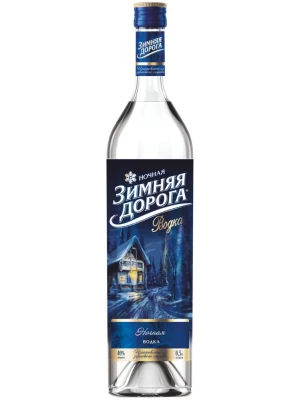 Водка Зимняя Дорога Ночная 0.5 л