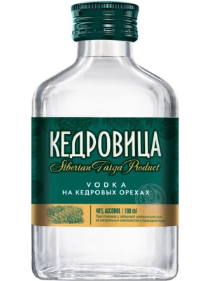 Водка Кедровица На кедровых орехах 0.1 л