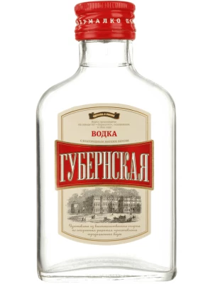 Водка Губернская, фляжка 0.1 л