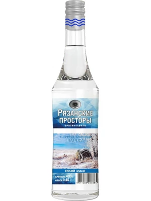 Водка Рязанские Просторы Оригинальная 0.45 л