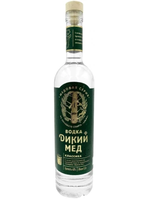 Водка Дикий мед на Цветочном Меде 0.5 л