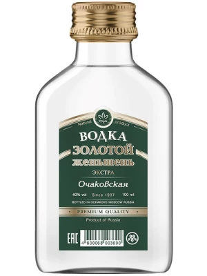 Водка Очаковская Золотой Женьшень 0.1 л