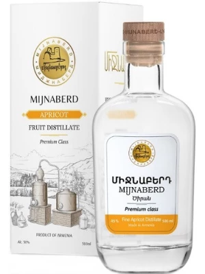 Водка Mijnaberd Apricot, gift box 0.5 л