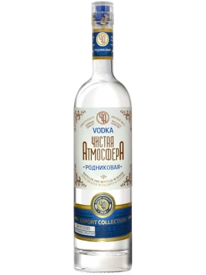 Водка Чистая Атмосфера Родниковая 0.5 л